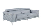 1140 Divanitalia Sofa with Adjustable Headrest in Top-grain Italian Leather