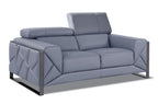 903 Divanitalia Loveseat with Adjustable Headrest in Top-grain Italian Leather