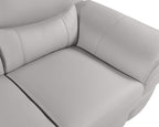 4572 Modern Genuine Leather 2-Piece Sofa Set - Light Grey - SKU 4572 LIGHT GREY 2PC (S/L) - GROUP - view 11