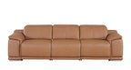 9762 Divanitalia 3-Piece Modular Power Reclining Sofa with 3 Power Recliners in Top Grain Italian Leather