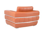 904 Divanitalia Chair in Top-grain Italian Leather - Camel - SKU 904-CH-CAMEL - view 3