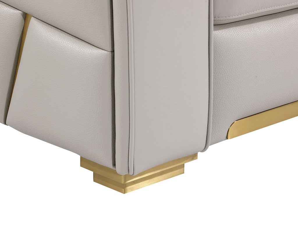 1120 Divanitalia Loveseat with Adjustable Headrest in Top-grain Italian Leather