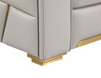 1120 Divanitalia Loveseat with Adjustable Headrest in Top-grain Italian Leather