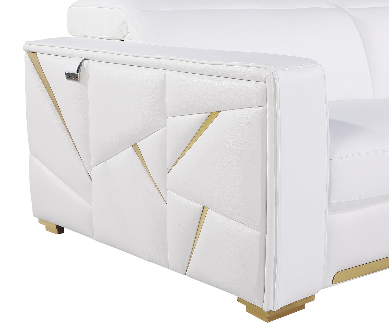 1120 Divanitalia Sofa with Adjustable Headrest in Top-grain Italian Leather