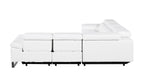 1246 Divanitalia 5-Piece L-Shaped Modular Power Reclining Sectional Sofa with Power Headrests - Top Grain Italian Leather - White - SKU 1246-WHITE-5PC-3PWR-SECTIONAL - view 7