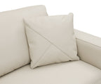 998 Divanitalia Cream Left Arm Facing Sectional Sofa in Top-grain Italian Leather