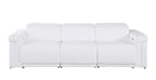 1126 Divanitalia 3-Piece Modular Power Reclining Sofa in Top Grain Italian Leather with 3 Power Recliners & Power Headrests