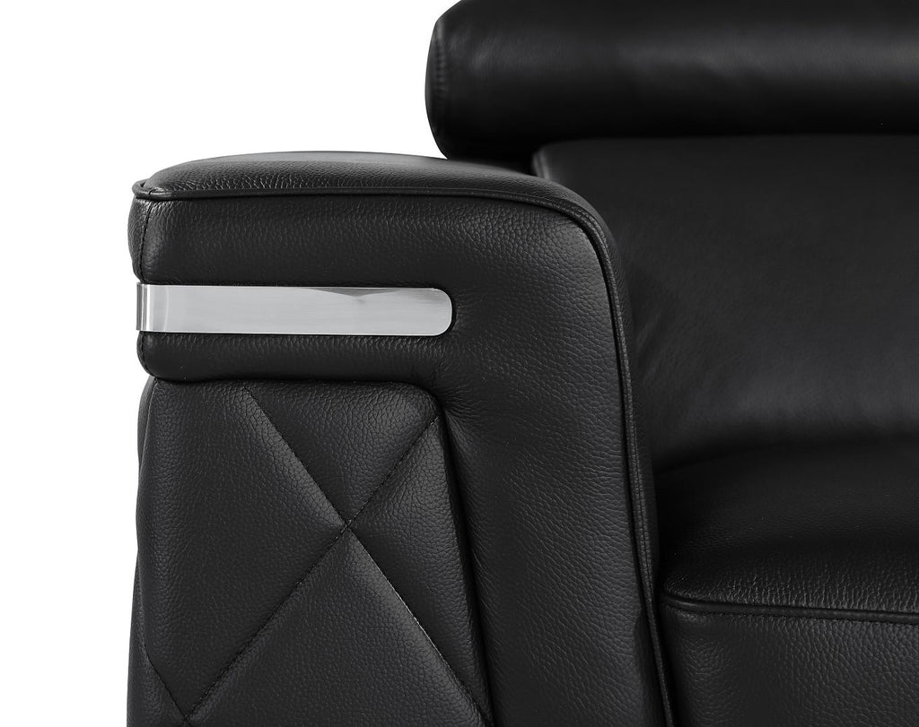 1140 Divanitalia Sofa with Adjustable Headrest in Top-grain Italian Leather