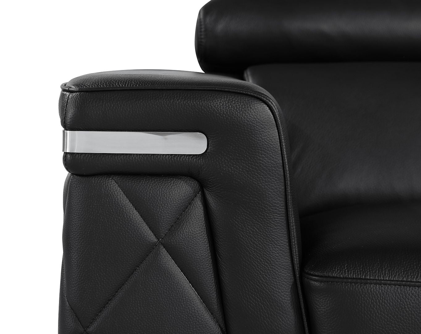 1140 Divanitalia Sofa with Adjustable Headrest in Top-grain Italian Leather