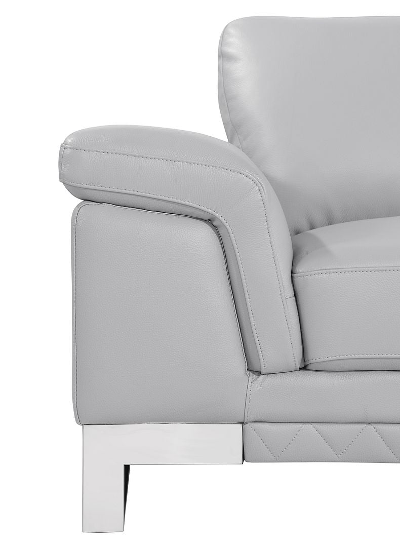 411 Divanitalia Chair in Top-grain Italian Leather