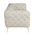 970 Divanitalia Sofa in Top-grain Italian Leather - Cream