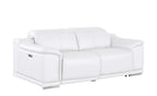 2679 Genuine Leather Loveseat with Dual Power Recliners - White - SKU 2679-WHITE-2.2-HT - view 4