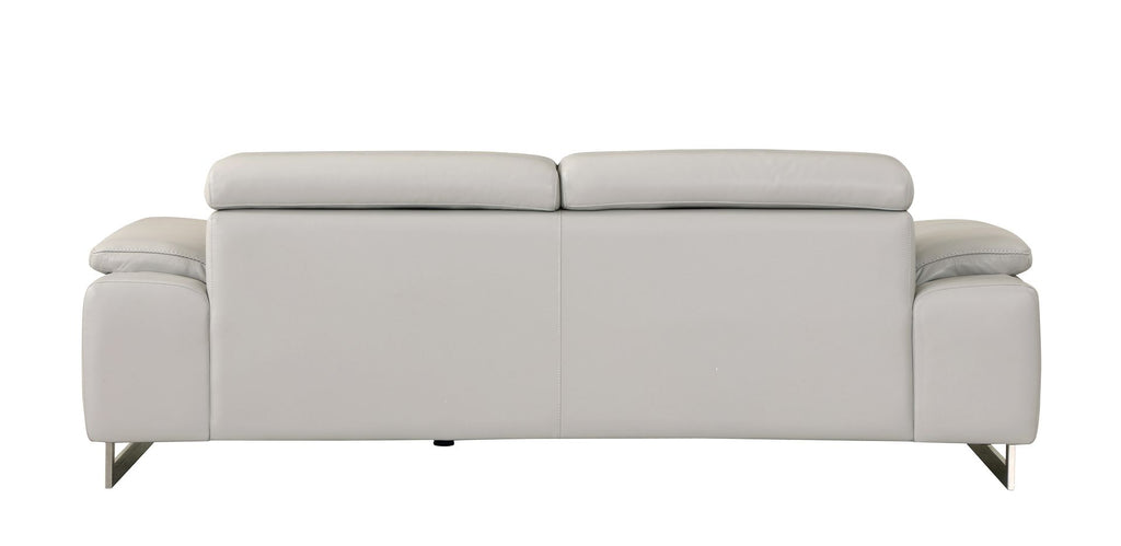 636 Divanitalia Dark Gray Sofa in Top-grain Italian Leather