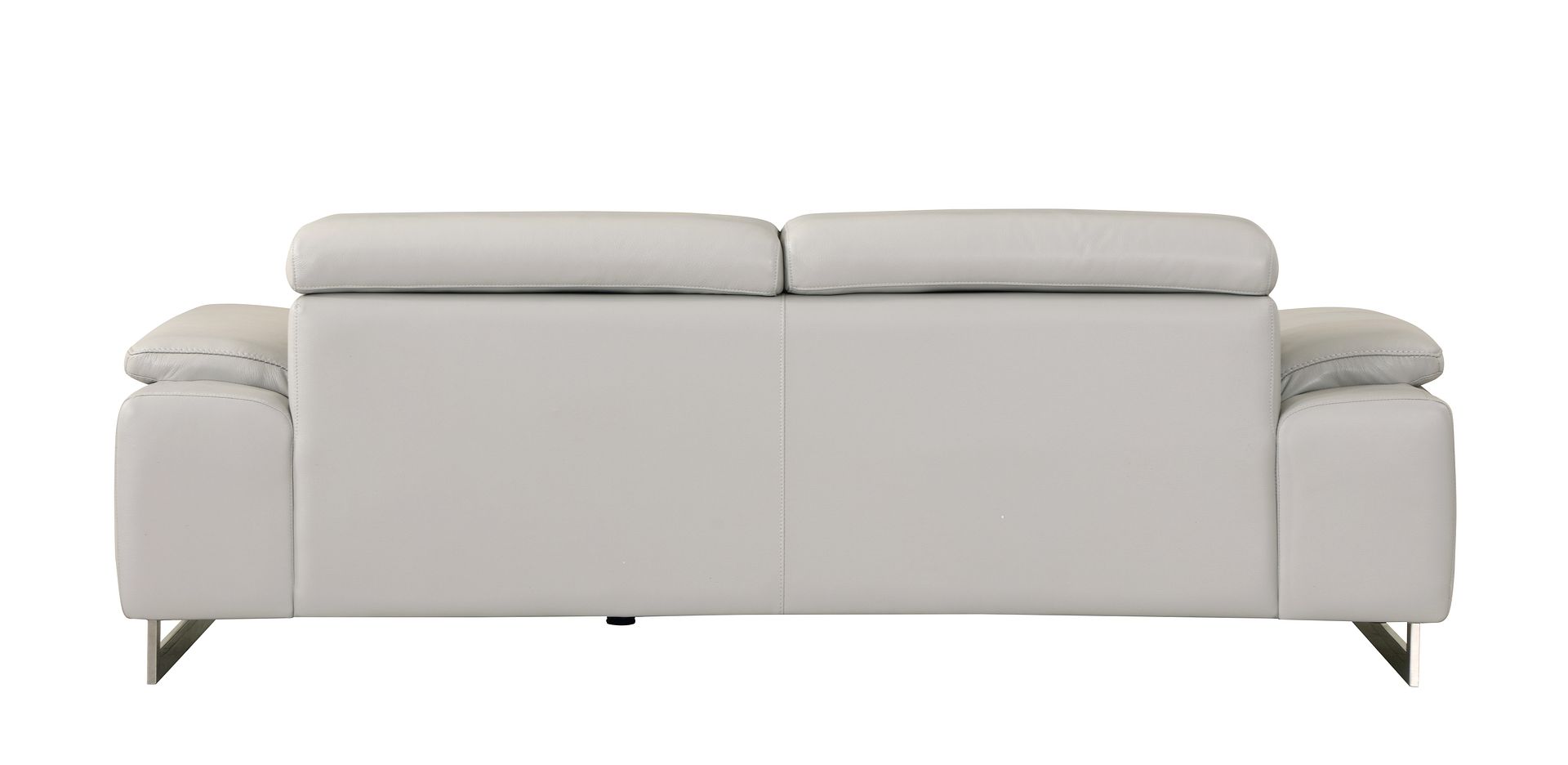 636 Divanitalia Dark Gray Sofa in Top-grain Italian Leather