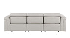 1126 Divanitalia 3-Piece Modular Power Reclining Sofa in Top Grain Italian Leather with 2 Power Recliners & Power Headrests
