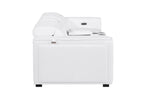 1224 Divanitalia 3-Piece Modular Power Reclining Loveseat in Top Grain Italian Leather with 2 Power Recliners & Power Headrests - White - SKU 1224-WHITE-3.2-HT - view 6