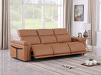 1126 Divanitalia 3-Piece Modular Power Reclining Sofa in Top Grain Italian Leather with 3 Power Recliners & Power Headrests