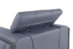 903 Divanitalia Sofa with Adjustable Headrest in Top-grain Italian Leather