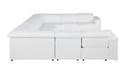 1126 Divanitalia 8-Piece U-Shaped Sectional Sofa in Top Grain Italian Leather with 4 Power Recliners & Power Headrests