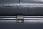 727 Divanitalia Right Arf Facing Sectional Sofa with Adjustable Headrest in Top-grain Italian Leather