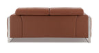 903 Divanitalia Loveseat with Adjustable Headrest in Top-grain Italian Leather