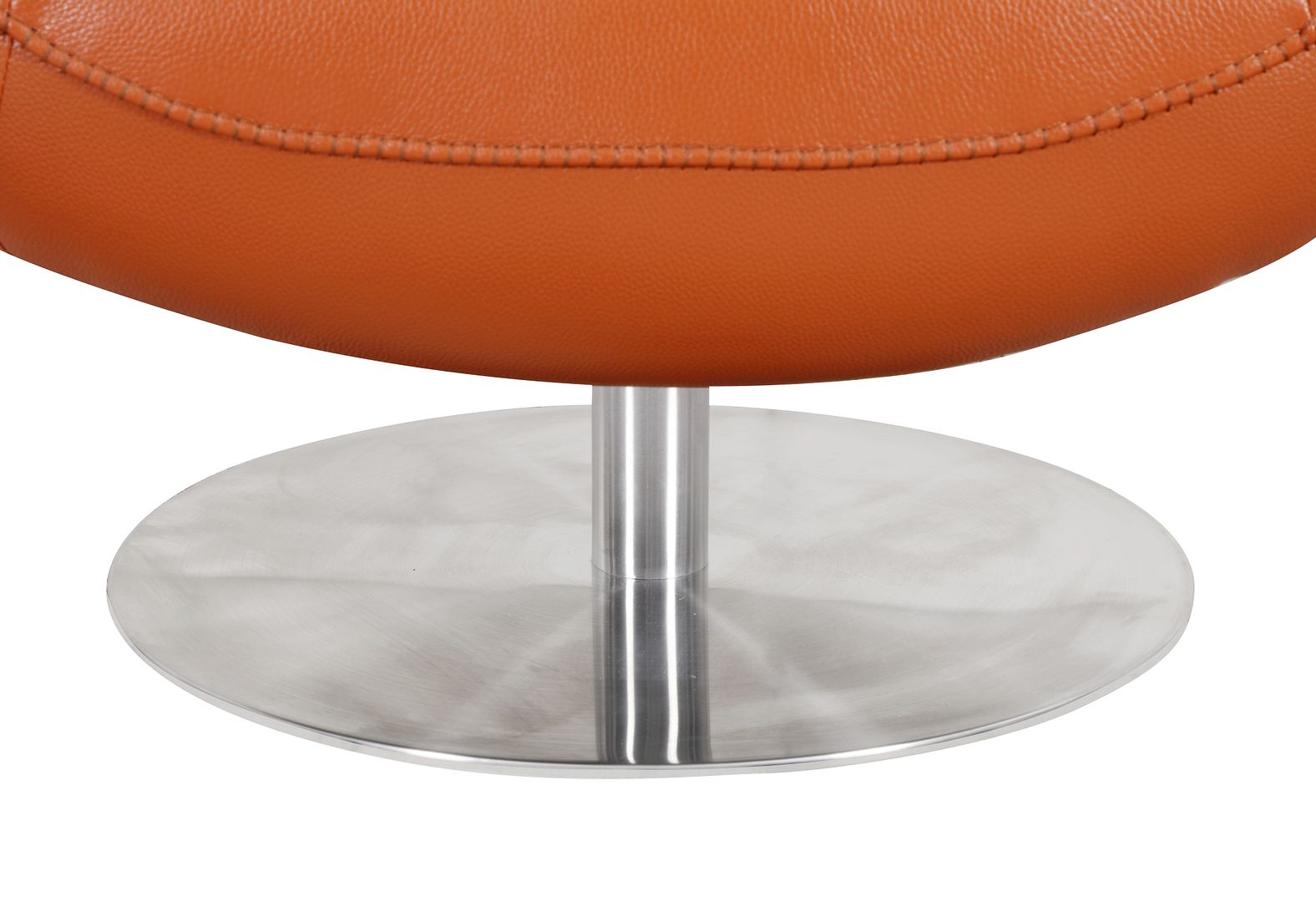 C74 Divanitalia Swivel Chair in Top-grain Italian Leather