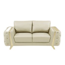 1050 Divanitalia Loveseat in Top-grain Italian Leather