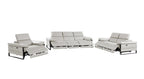 1246 Divanitalia Modular Power Triple Reclining Sofa, Loveseat, and Chair Set with Power Headrests - Top Grain Italian Leather - Light Grey - SKU 1246-LT-GREY-6.6-HT-3PC - view 4