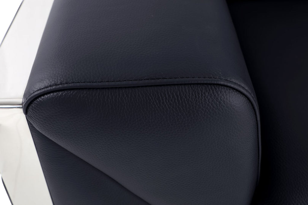 903 Divanitalia Loveseat with Adjustable Headrest in Top-grain Italian Leather