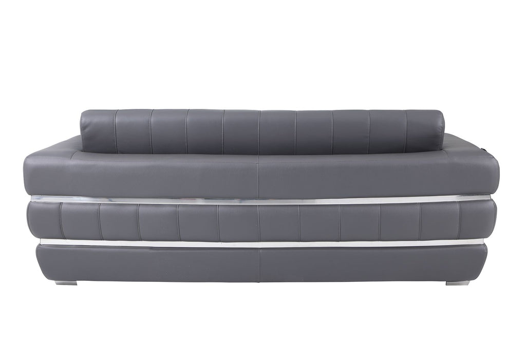904 Divanitalia Sofa in Top-grain Italian Leather - Dark Grey - SKU 904-S-DARK GRAY - view 4