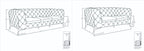 970 Divanitalia 2-Piece Sofa Set in Top-grain Italian Leather - White - SKU 970- WHITE 2PC (S/L) - GROUP - view 17