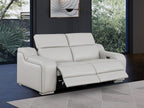 1116 Divanitalia 2-Piece Modular Power Reclining Loveseat in Top Grain Italian Leather with 2 Power Recliners & Power Headrests