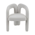 Ellen - Glam White Velvet Dining Chair