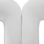 Ellen - Glam White Velvet Dining Chair