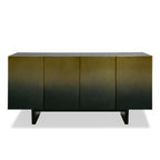 Elmira - Glam Black Ash + Gradient Stainless Steel Buffet