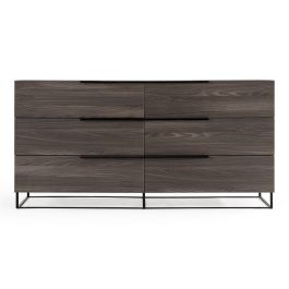 Enzo Italian Modern Grey Oak Dresser
