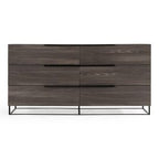 Enzo Italian Modern Grey Oak Dresser