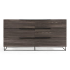 Enzo Italian Modern Grey Oak Dresser