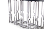 Ericson - Modern Glass & Stainless Steel Dining Table
