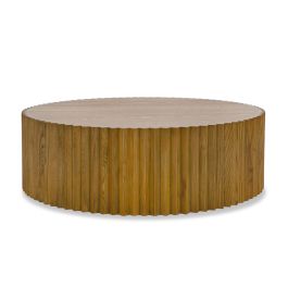 Espana - Modern Walnut Round Coffee Table