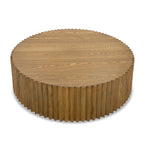 Espana - Modern Walnut Round Coffee Table