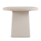Evermore Modern Grey Faux Cement Coffee Table