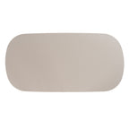 Evermore - Modern Grey Faux Cement Oval Dining Table