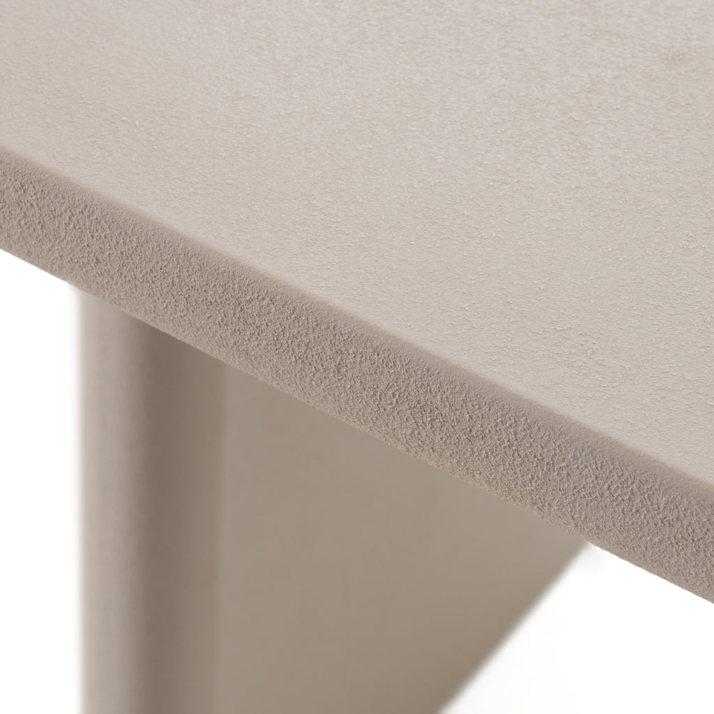 Evermore Modern Grey Faux Cement Coffee Table