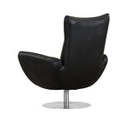 C74 Divanitalia Swivel Chair in Top-grain Italian Leather