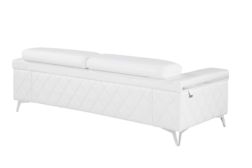 1140 Divanitalia Sofa with Adjustable Headrest in Top-grain Italian Leather