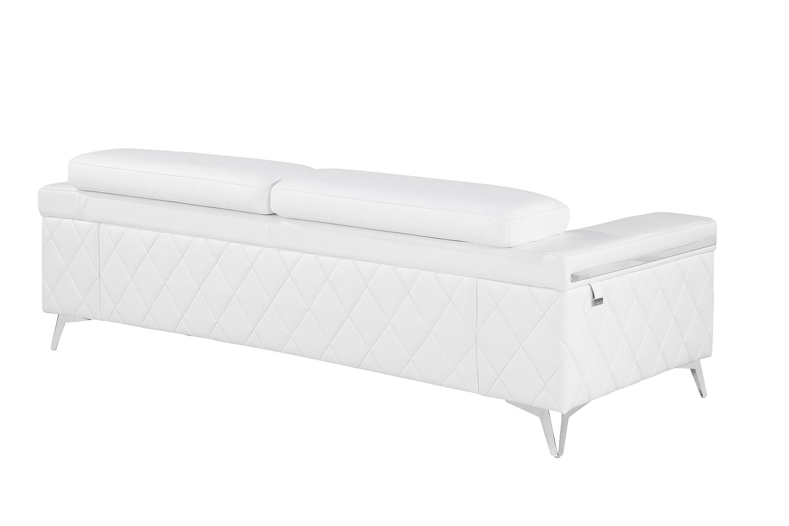 1140 Divanitalia Sofa with Adjustable Headrest in Top-grain Italian Leather