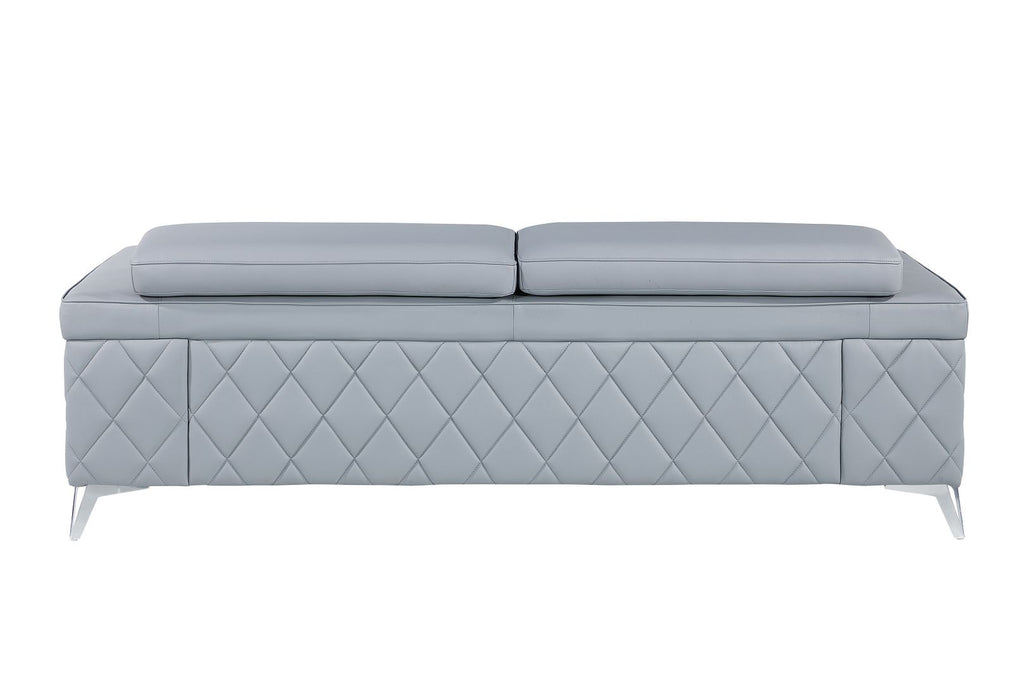 1140 Divanitalia Sofa with Adjustable Headrest in Top-grain Italian Leather