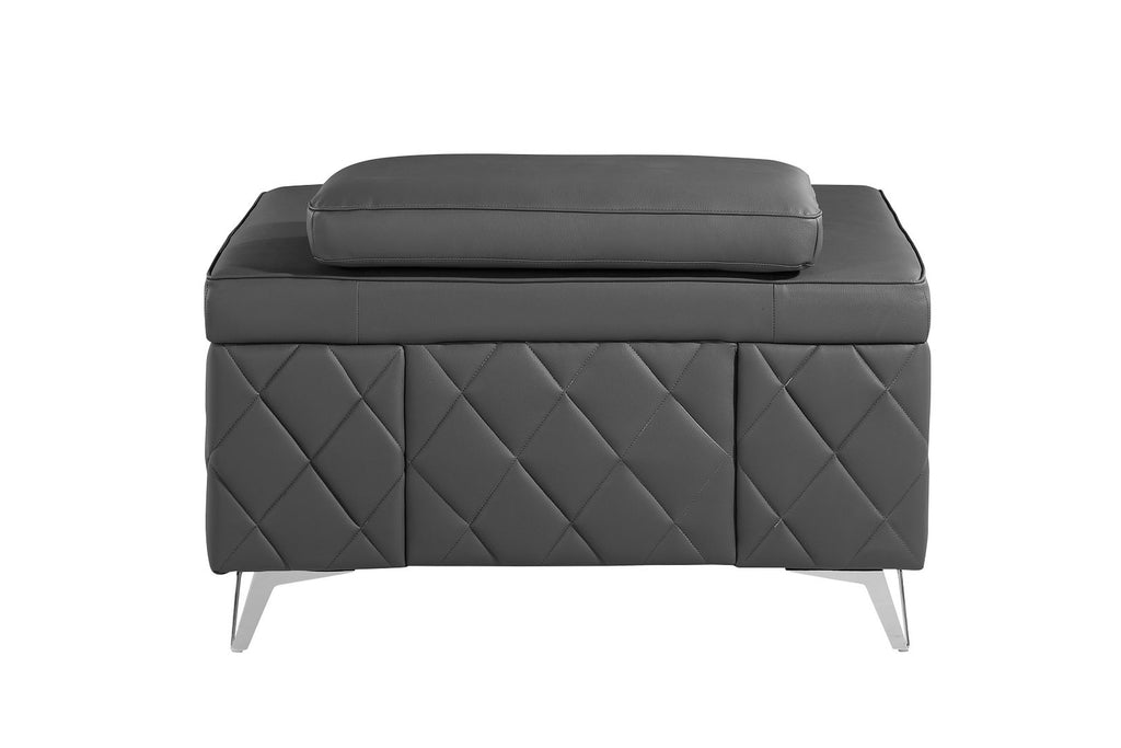 1140 Divanitalia Chair with Adjustable Headrest in Top-grain Italian Leather