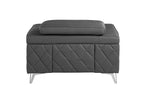 1140 Divanitalia Chair with Adjustable Headrest in Top-grain Italian Leather